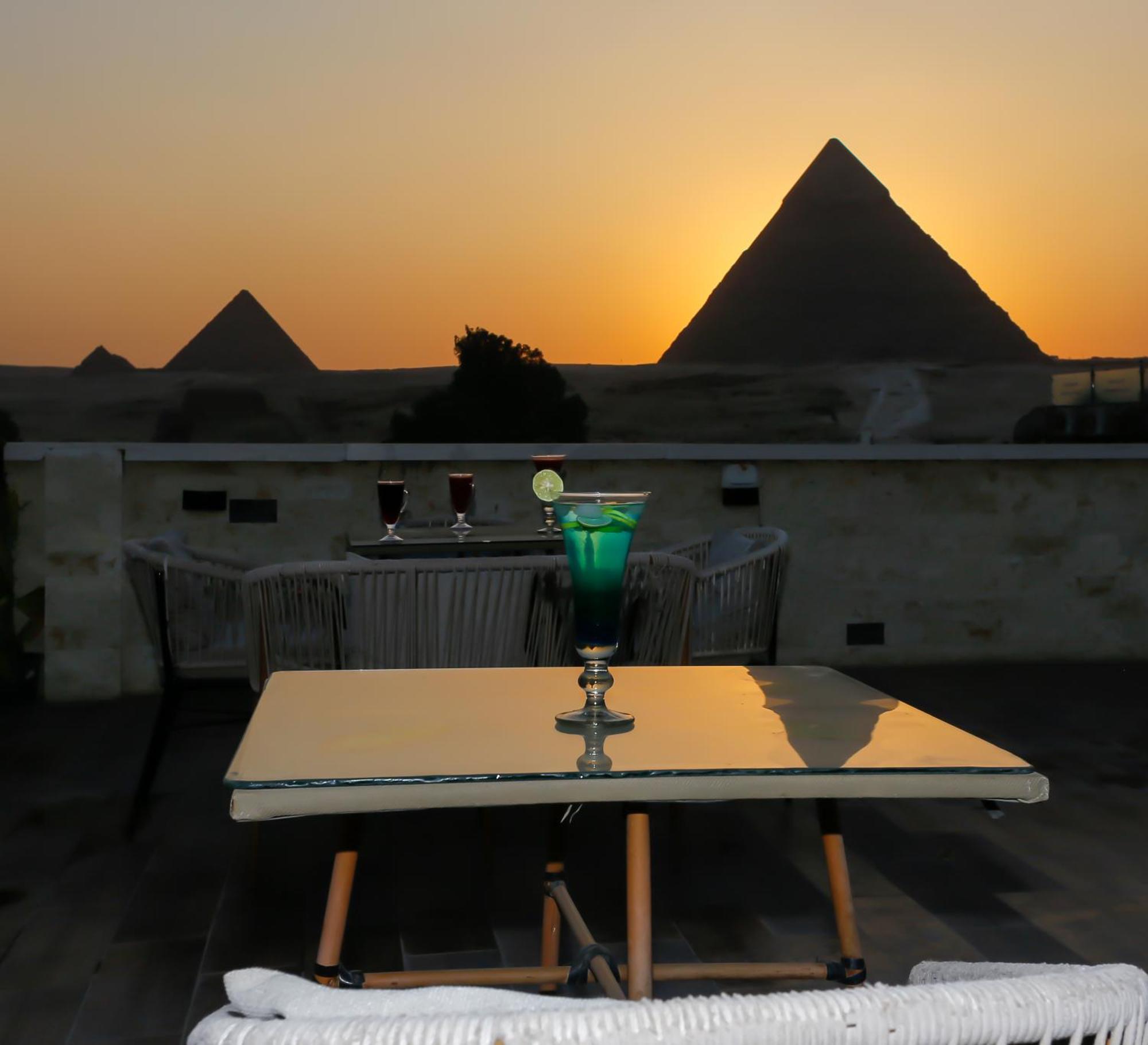 Giza Pyramids Inn Kafrat al Jabal Exterior photo