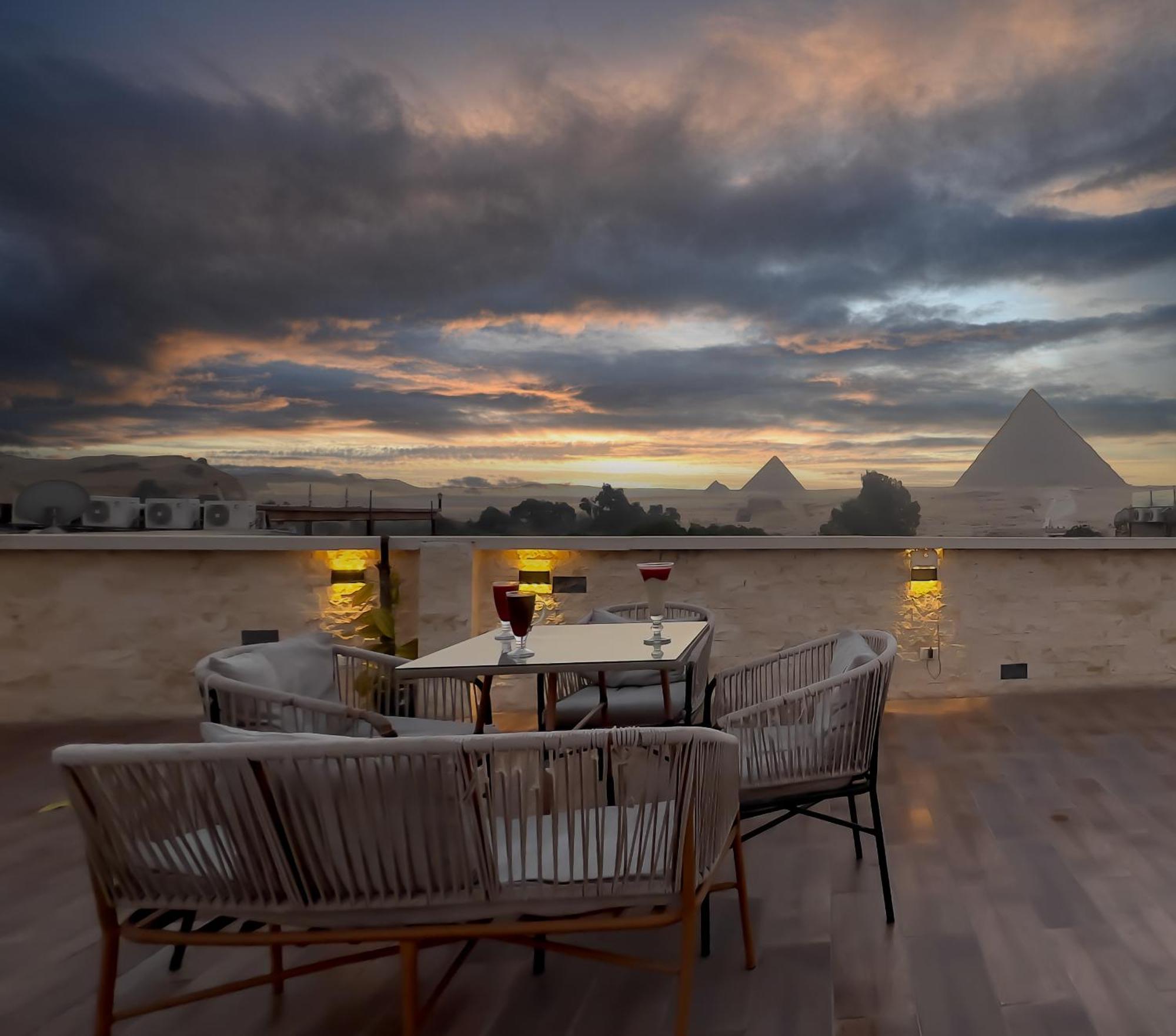 Giza Pyramids Inn Kafrat al Jabal Exterior photo